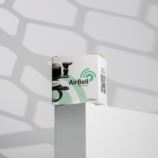 AirBell Aluminum Bike Bell with Stealthy Apple AirTag Tracking Compartment