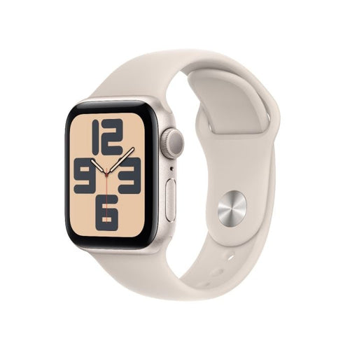 Apple Watch SE GPS Starlight Aluminium Case Starlight Sport Band