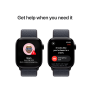 Apple Watch Series 10 Jet Black Aluminium Case Ink Sport Loop