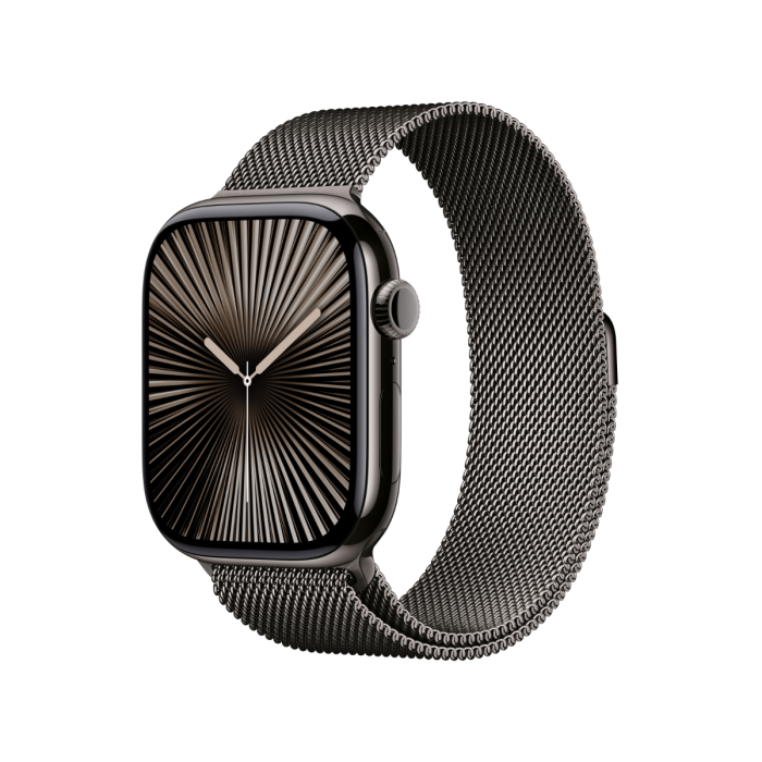 Apple Watch Series 10 Cellular 46mm Slate Titanium Milanese Loop