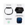 Apple Watch Series 10 Slate Titanium GPS Cellular Black Sport Band