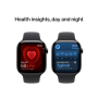 Apple Watch Series 10 Slate Titanium GPS Cellular Black Sport Band