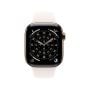 Apple Watch Series 11 Gold Titanium Case Light Blush Sport Band