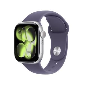 Apple Watch Series 11 Silver Aluminium Case Purple Fog Band