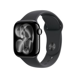Apple Watch Series 11 Jet Black Aluminium Case Black Sport Band