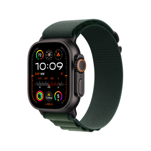 Apple Watch Ultra 2 49mm Black Titanium Alpine Loop Medium