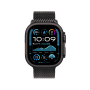 Apple Watch Ultra 2 49mm Black Titanium Case Milanese Loop