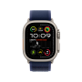 Premium Apple Watch Ultra 2 49mm Natural Titanium Blue Trail Loop