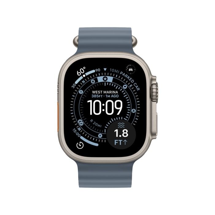 Apple Watch Ultra 3 Titanium 49mm Rugged GPS Smartwatch Ocean Band