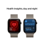 Apple Watch Series 10 Natural Titanium Stone Grey Sport Band