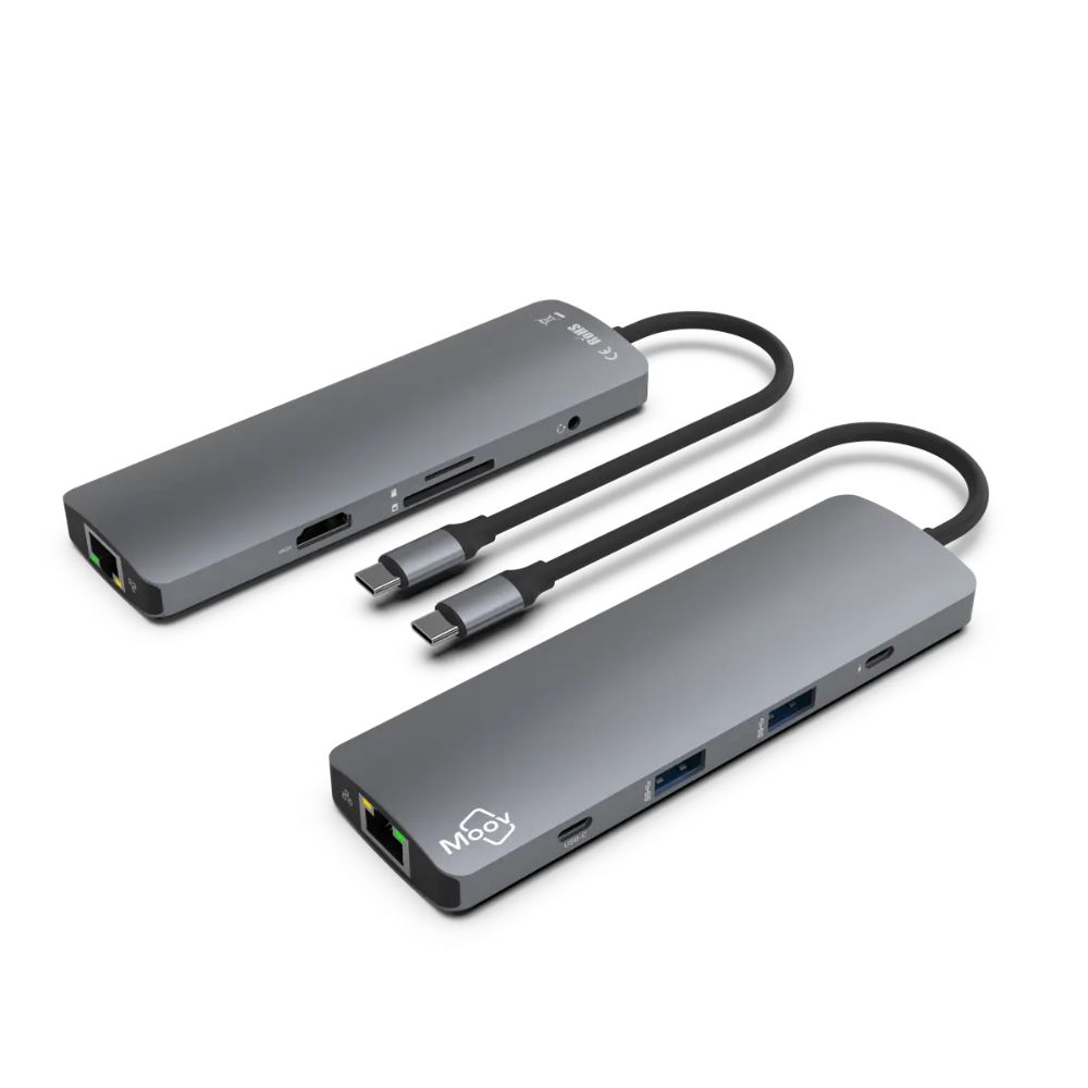 Moov 9-in-1 Multiport USB-C Hub Adapter with 100W PD