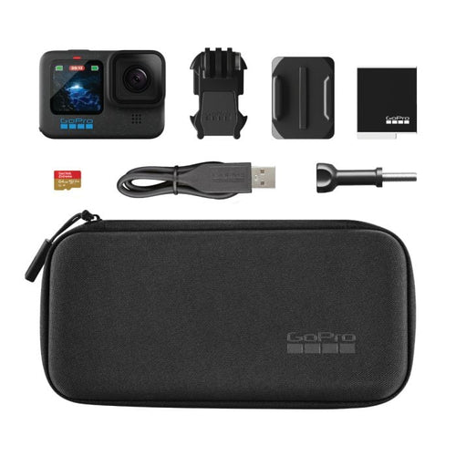 GoPro HERO12 Black Action Camera Speciality Bundle with 64GB Card