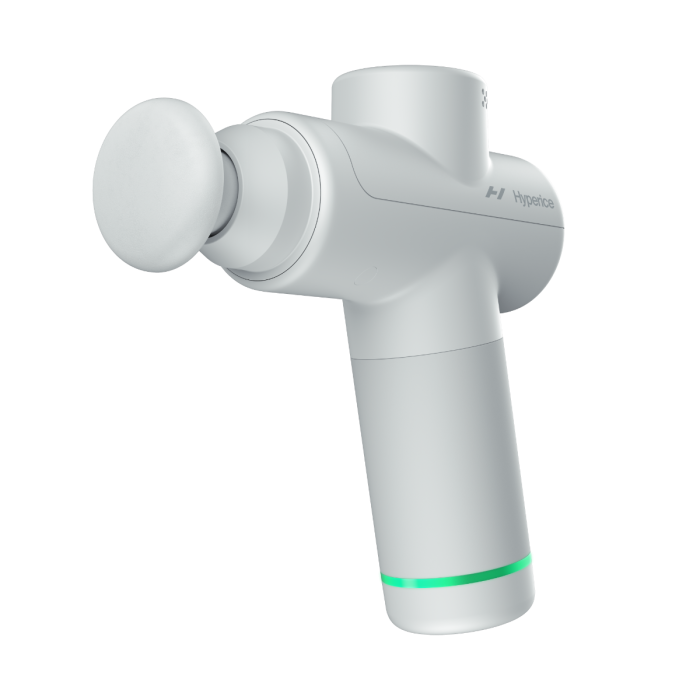Hyperice Hypervolt Go 2 Portable Mini Percussion Massage Gun Arctic Grey