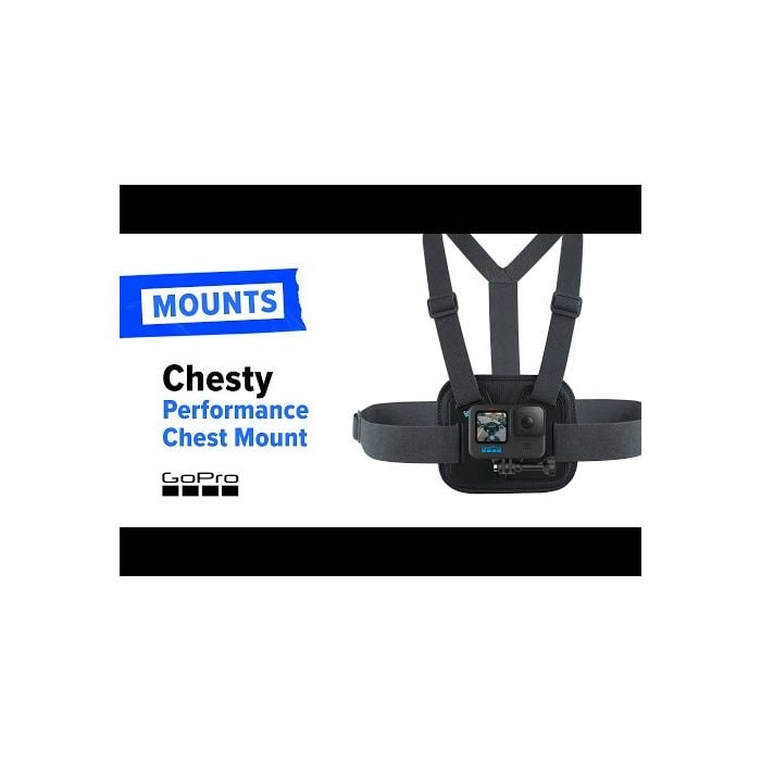 GoPro Chesty Padded Adjustable Performance Chest Mount for Action Cameras