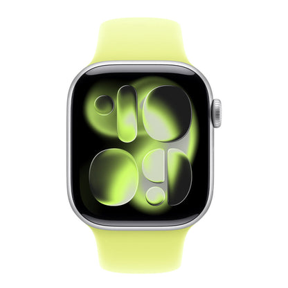 Durable Apple Watch Sport Band Neon Yellow 40mm Fluoroelastomer Strap