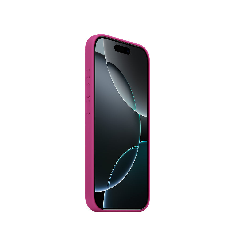 Apple iPhone 16 Pro Silicone Case with MagSafe Fuchsia