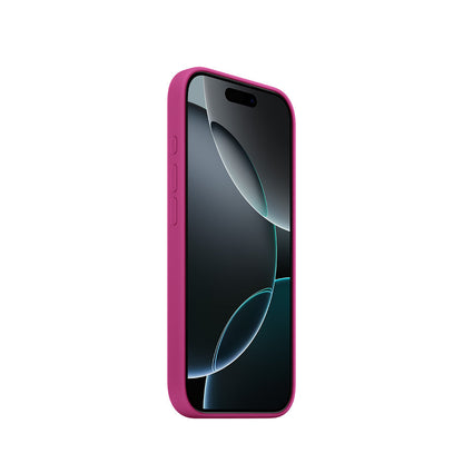 Apple iPhone 16 Pro Silicone Case with MagSafe Fuchsia