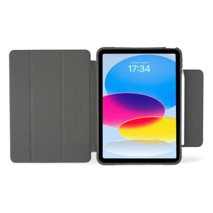 Pipetto 360 Rugged Folio Case for iPad 10th Gen Black