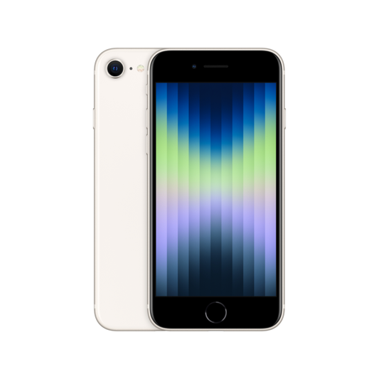 Pre-owned Apple iPhone SE 2022 3rd Gen 64GB Starlight White
