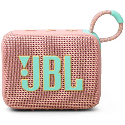 JBL Go 4 Ultra-Portable Waterproof Bluetooth Speaker in Pink