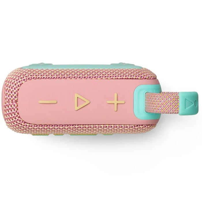 JBL Go 4 Ultra-Portable Waterproof Bluetooth Speaker in Pink