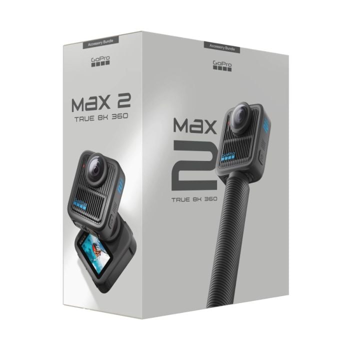 GoPro MAX2 8K 360 Action Camera with Essential Accessories Bundle