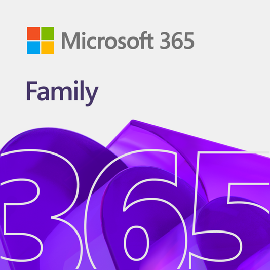 Microsoft 365 Family Subscription with Premium Office Apps and Cloud Storage