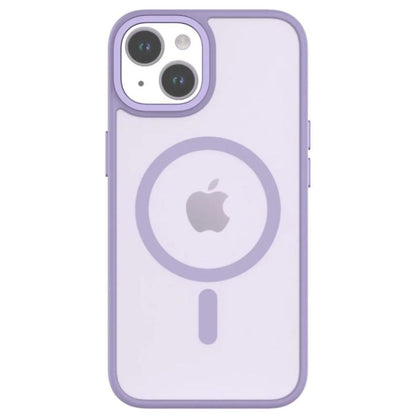 QDOS Hybrid Soft Snap MagSafe Case iPhone 14 and 13 Lavender