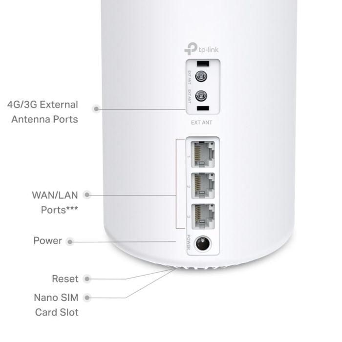 TP-Link Deco X10 4G AX1500 Whole Home Mesh WiFi 6 Gateway