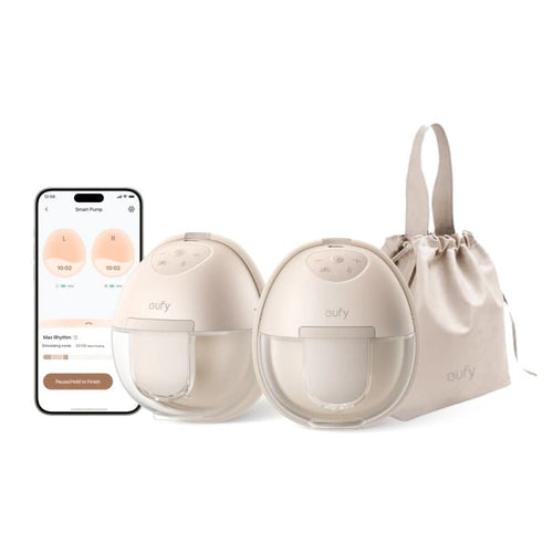 Eufy S1 Wearable App-Enabled Breast Pump with Heating and Hospital Grade Suction