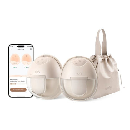 Eufy S1 Wearable App-Enabled Breast Pump with Built-in Heating Plate