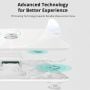 eufy Smart Scale P2 Pro Wi-Fi Bluetooth Body Composition Analyzer White
