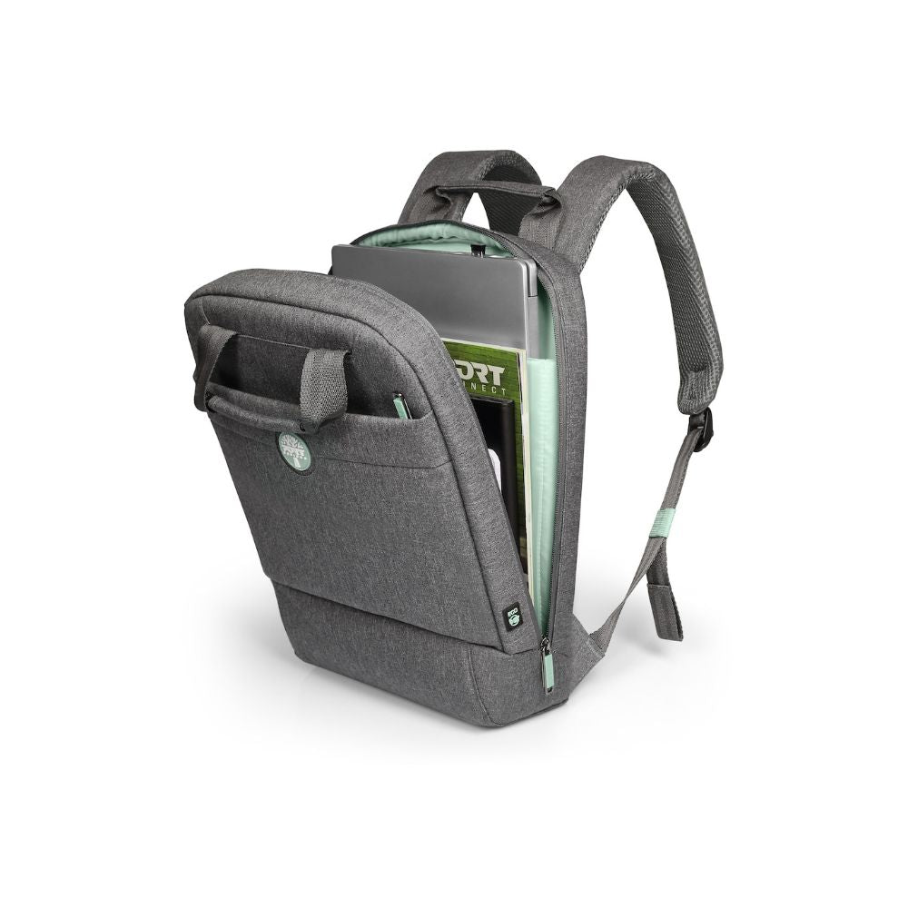 Port Designs Yosemite Eco 14 Inch MacBook Laptop Backpack Grey
